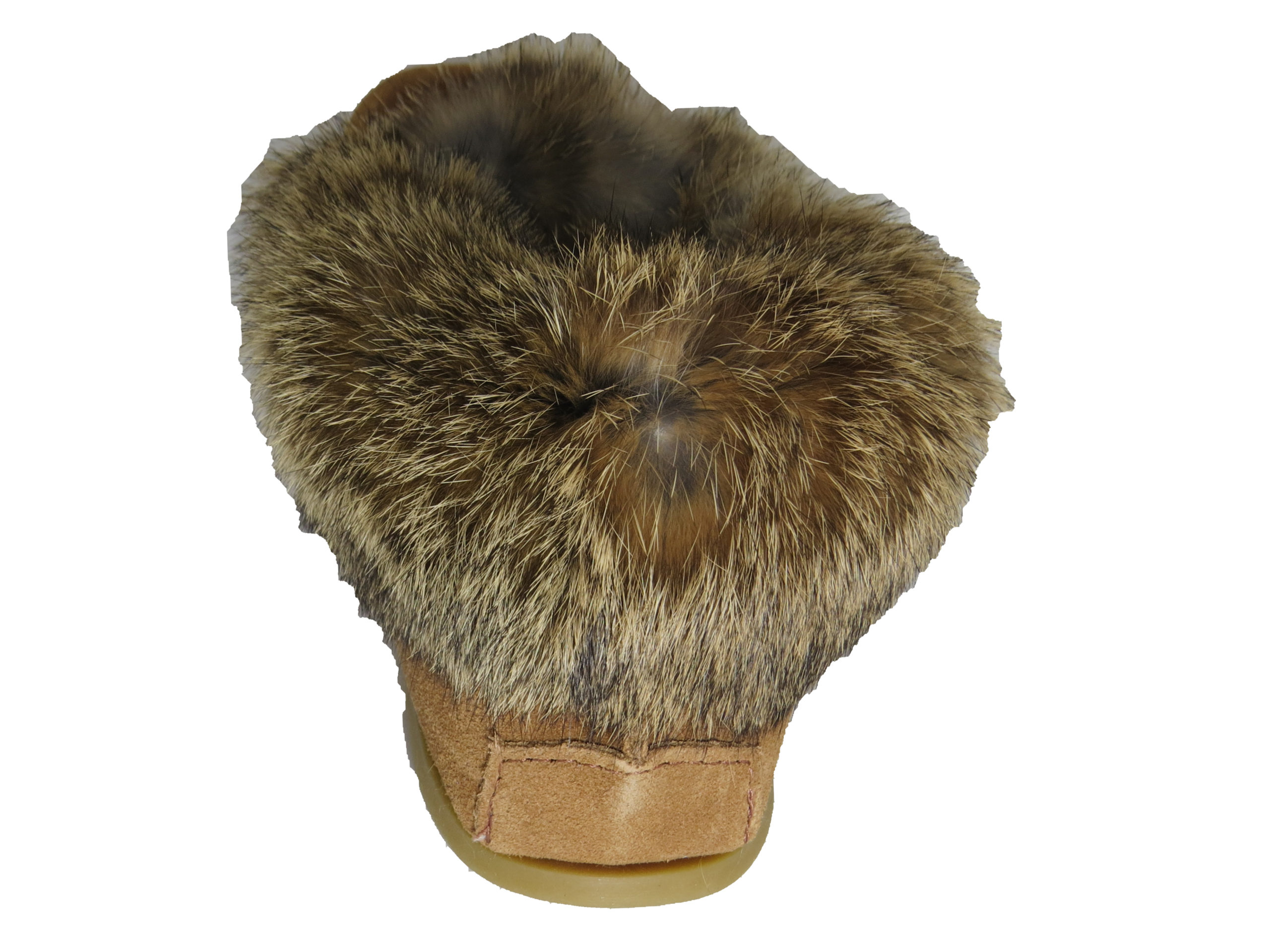 Laurentian Chief fur cuff slipper moccasin | TGCShoes
