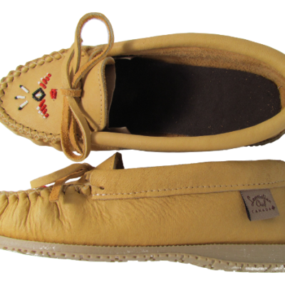 leather moccasin